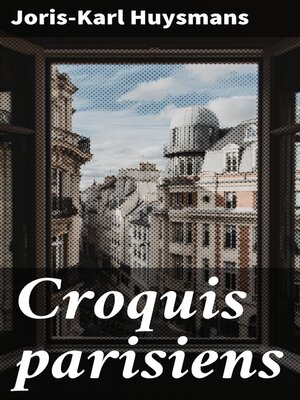 cover image of Croquis parisiens